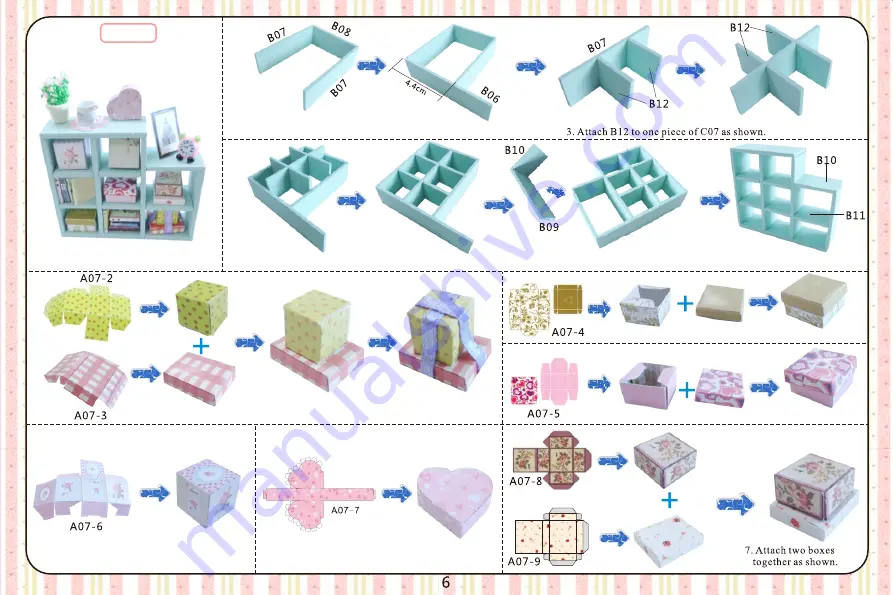 Hongda USA Cheryl's Room M020 Instruction Manual Download Page 7