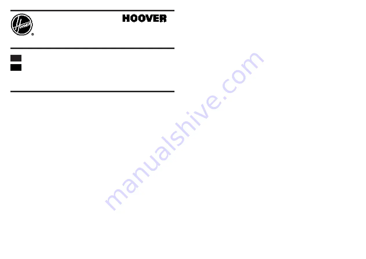 Hoover AI 1040 User Instruction Download Page 1