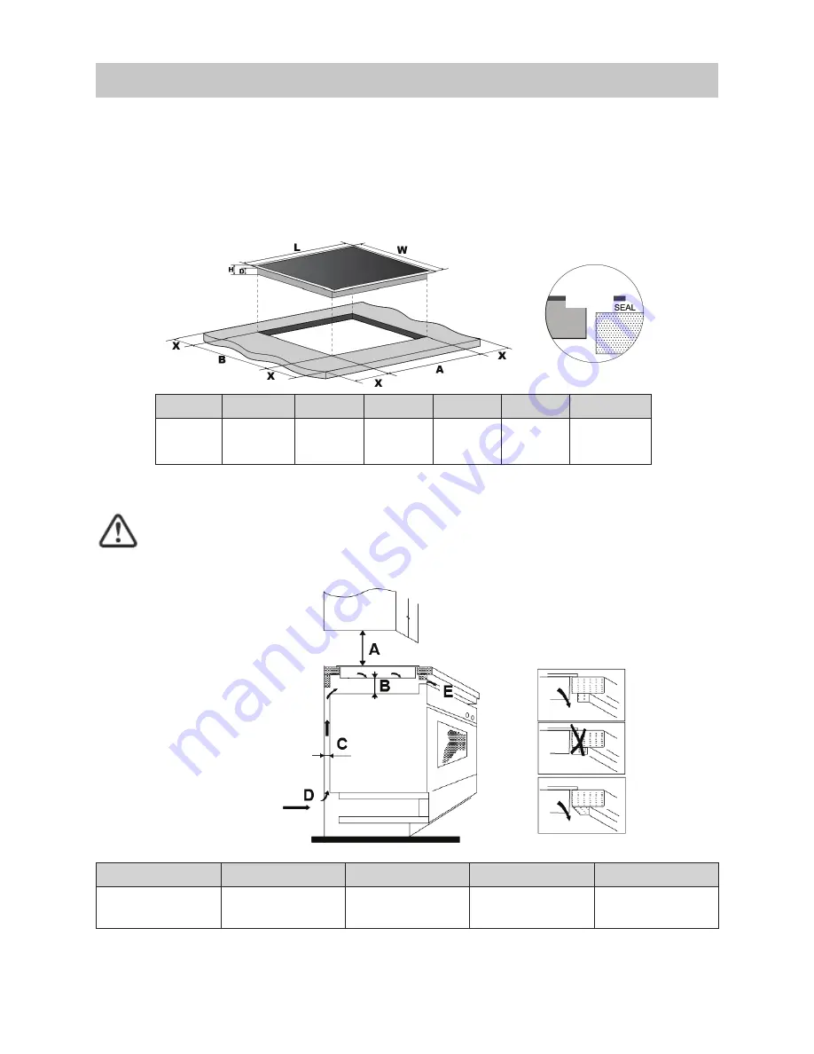 Hoover HES 62 Instructions For Use And Installation Download Page 113