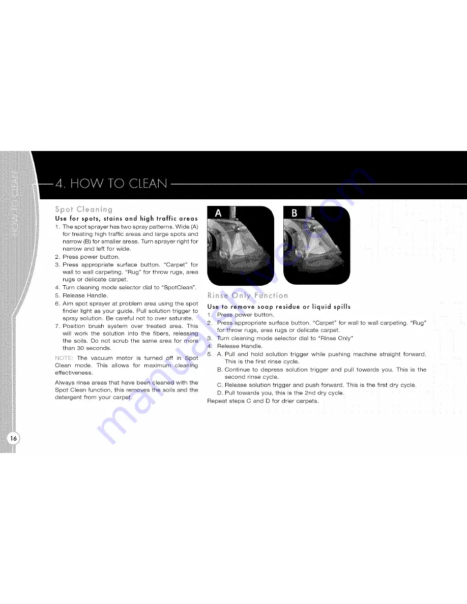 Hoover MAX Extract Скачать руководство пользователя страница 16