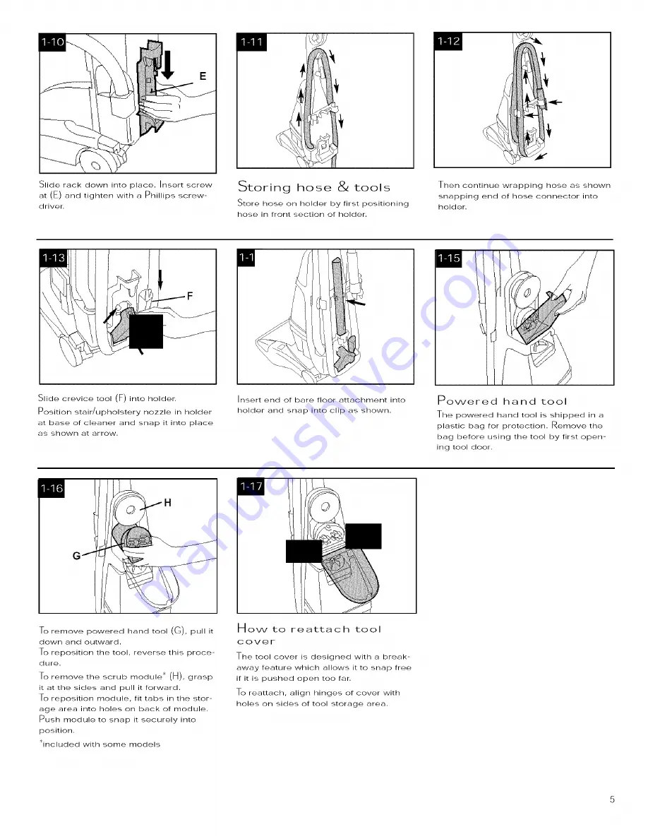 Hoover SteamVac LS Owner'S Manual Download Page 5