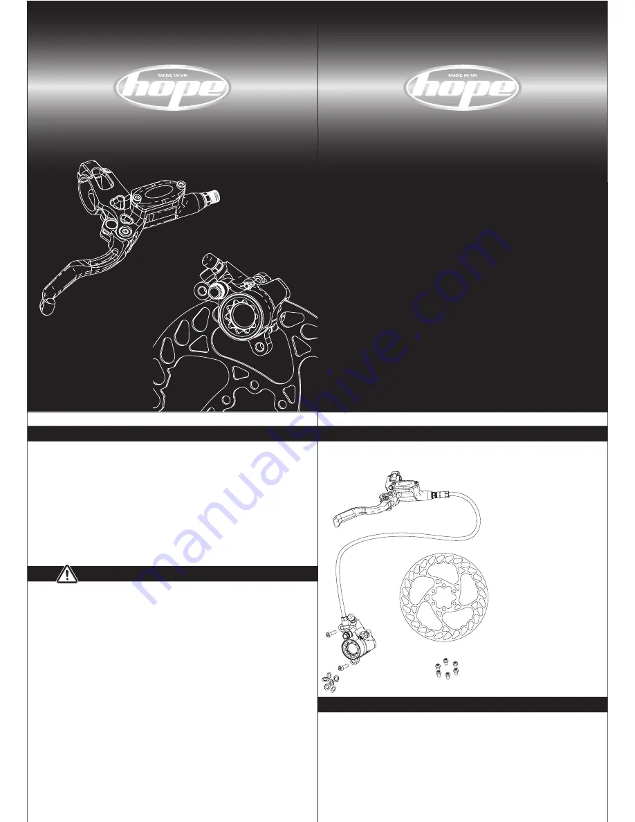 Hope Mono Trial Installation Manual Download Page 1