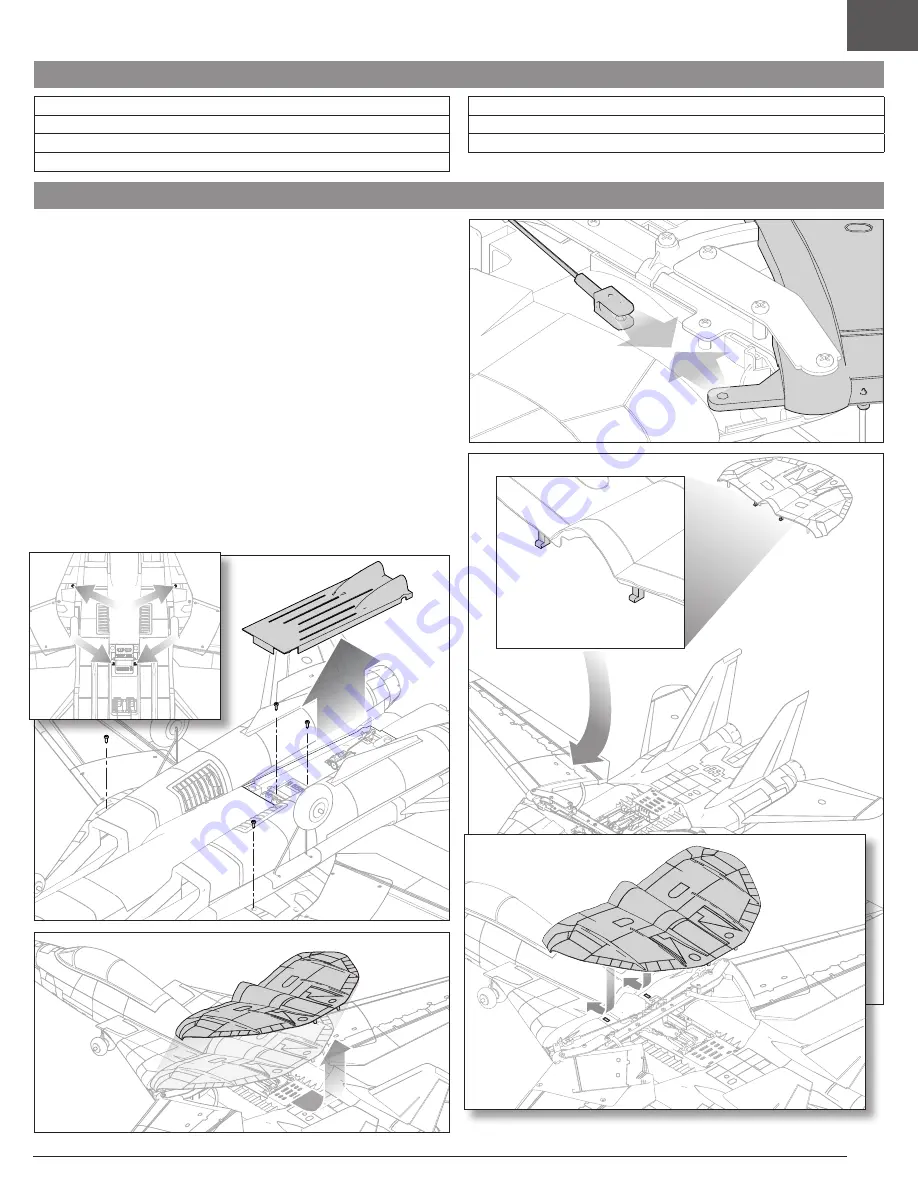 Horizon Hobby E-FLITE F-14 Tomcat Twin 40mm EDF Скачать руководство пользователя страница 11