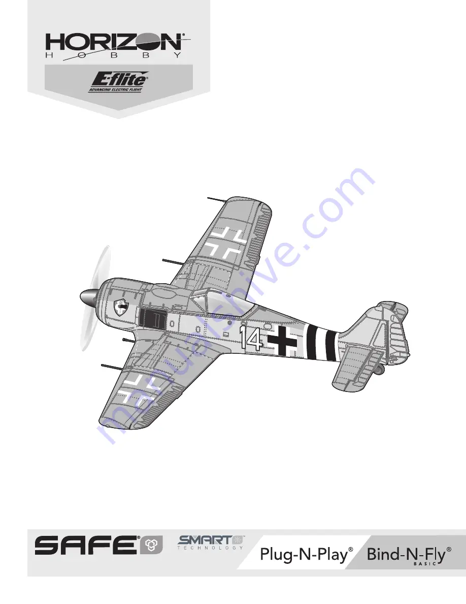 Horizon Hobby E-flite Fw 190A 1.5m Скачать руководство пользователя страница 1