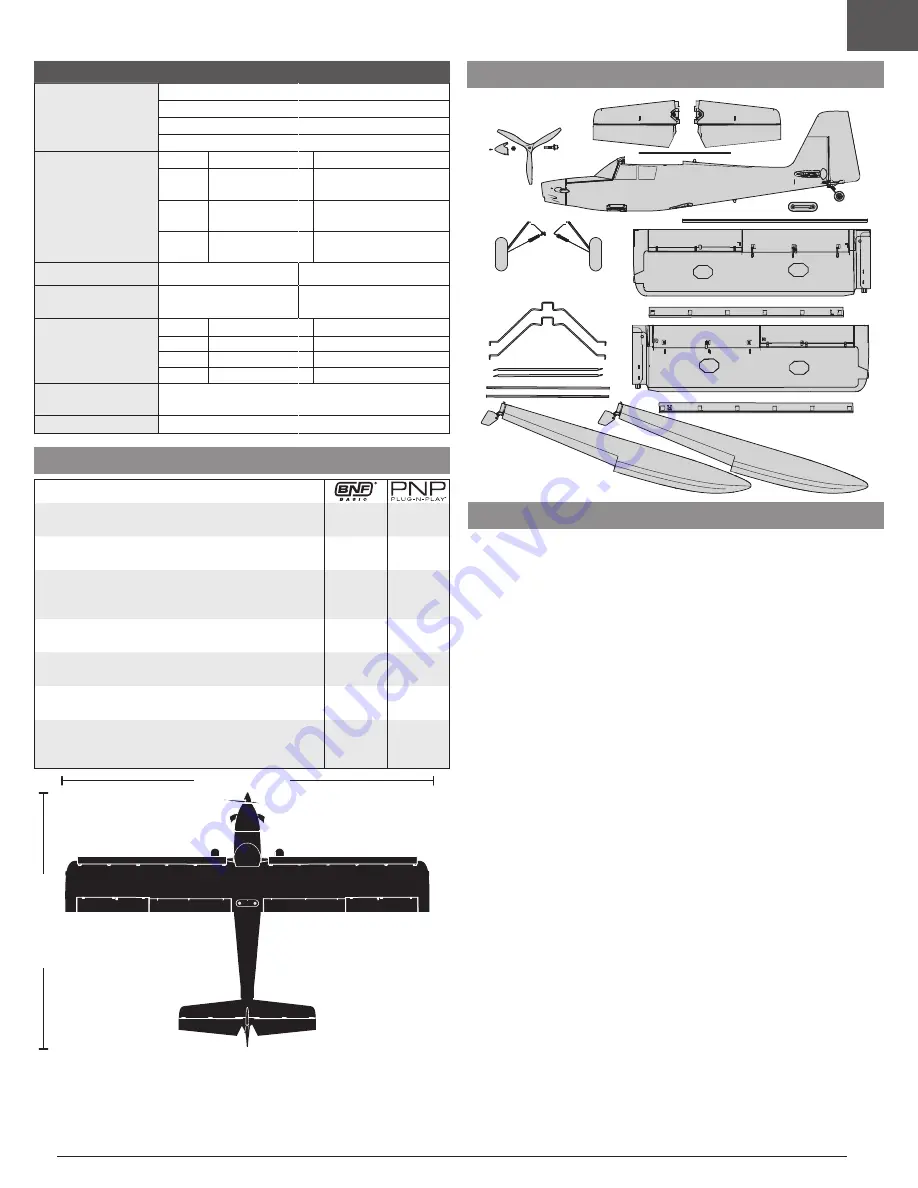 Horizon Hobby E-FLITE Turbo Timber Evolution 1.5m Instruction Manual Download Page 3