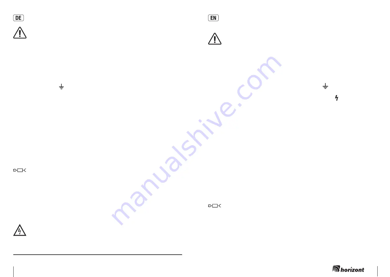 Horizont trapper AN45 Instruction Manual Download Page 2