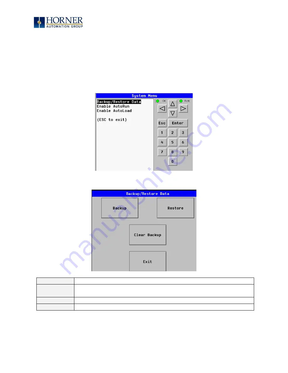 HORNER APG EXL10 PRIME OCS User Manual Download Page 42