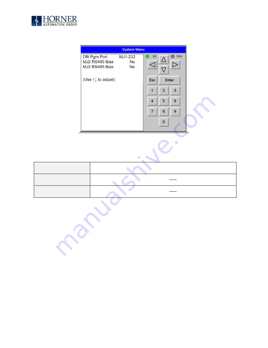 HORNER XL7 OCS User Manual Download Page 54