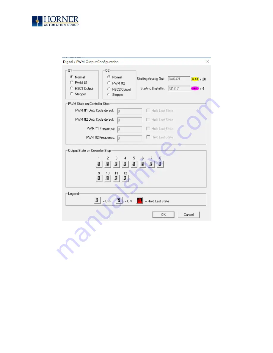 HORNER XL7 OCS User Manual Download Page 140