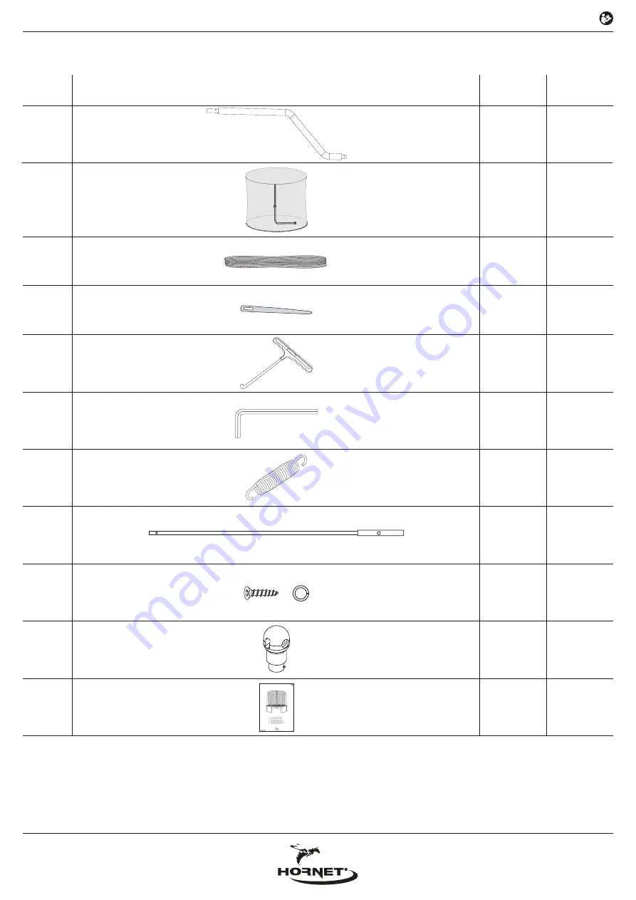 Hornet 65430/01 Instructions On Assembly And Use Download Page 3