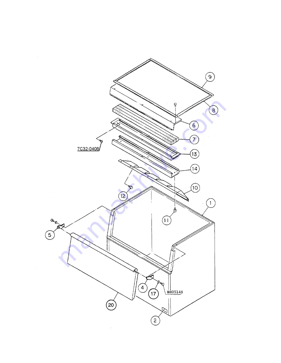 Hoshizaki B-300SF Parts List Download Page 8