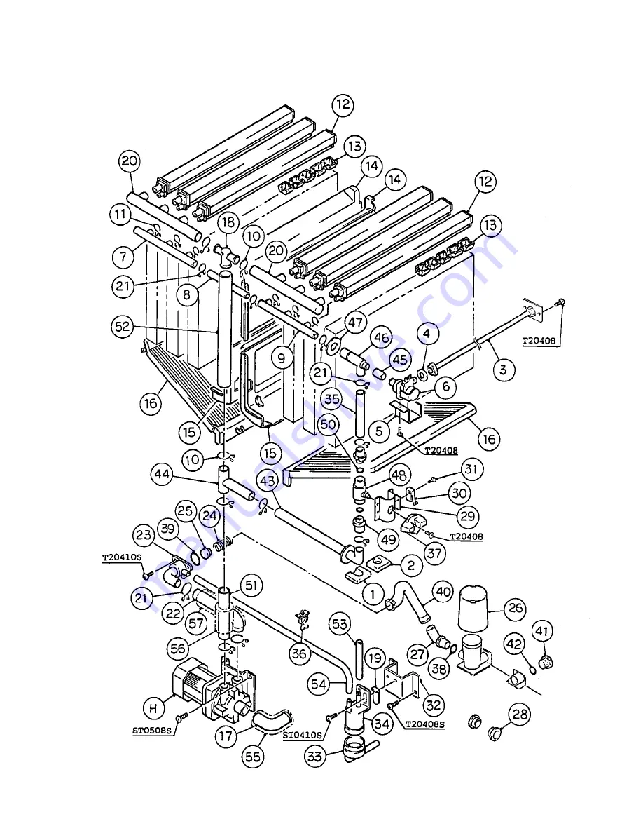 Hoshizaki KM-2000SRE3 Final Parts List Download Page 25