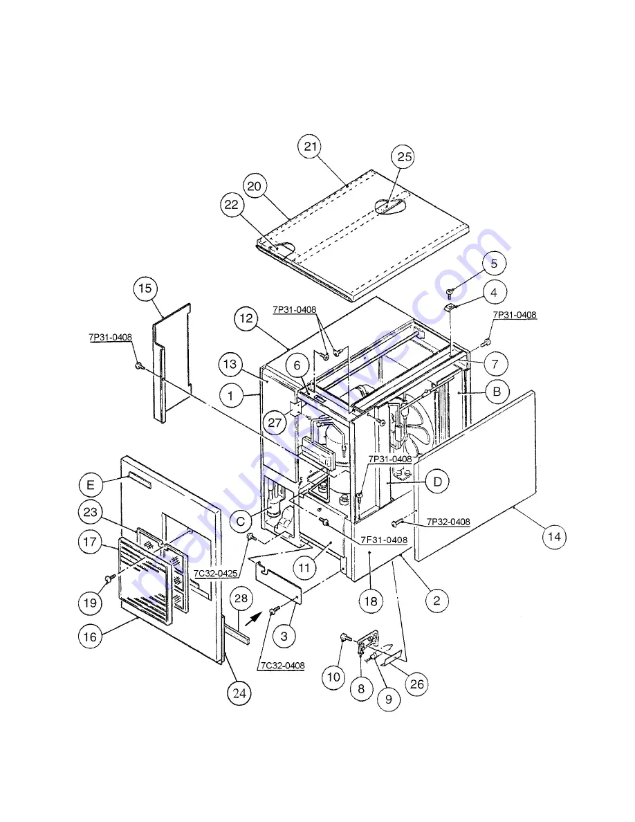 Hoshizaki KM-280MAF Скачать руководство пользователя страница 5