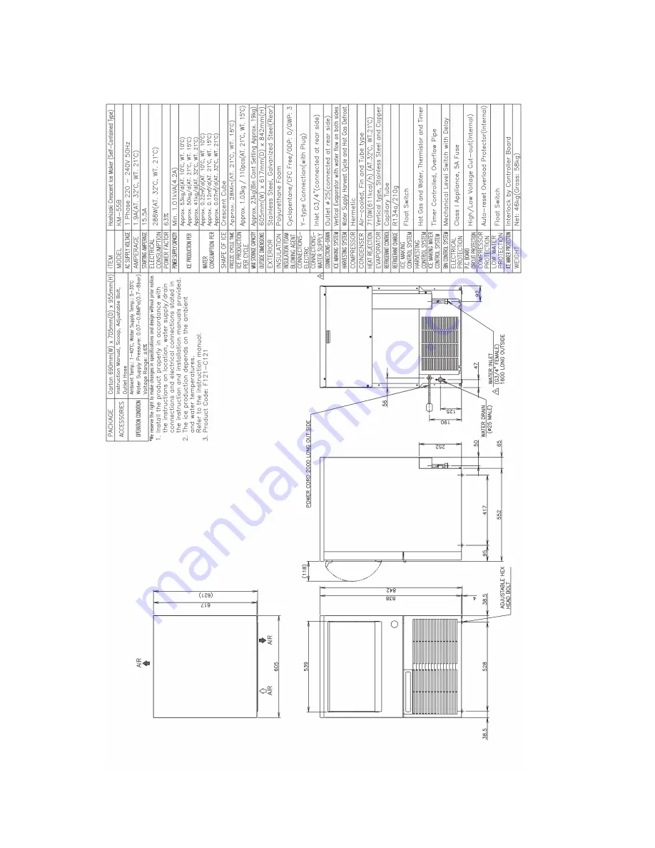 Hoshizaki KM-40B Скачать руководство пользователя страница 10