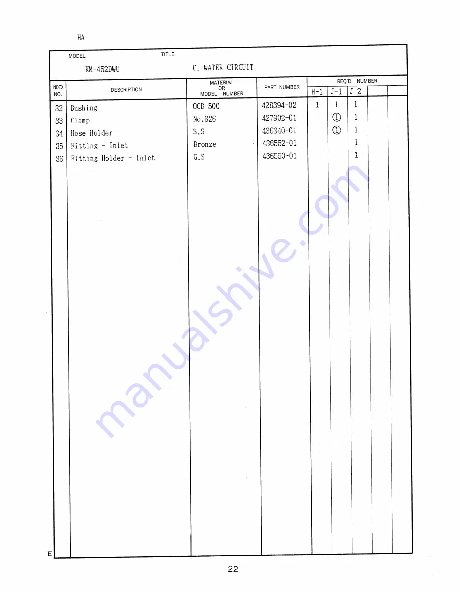 Hoshizaki KM-452 Series Скачать руководство пользователя страница 30