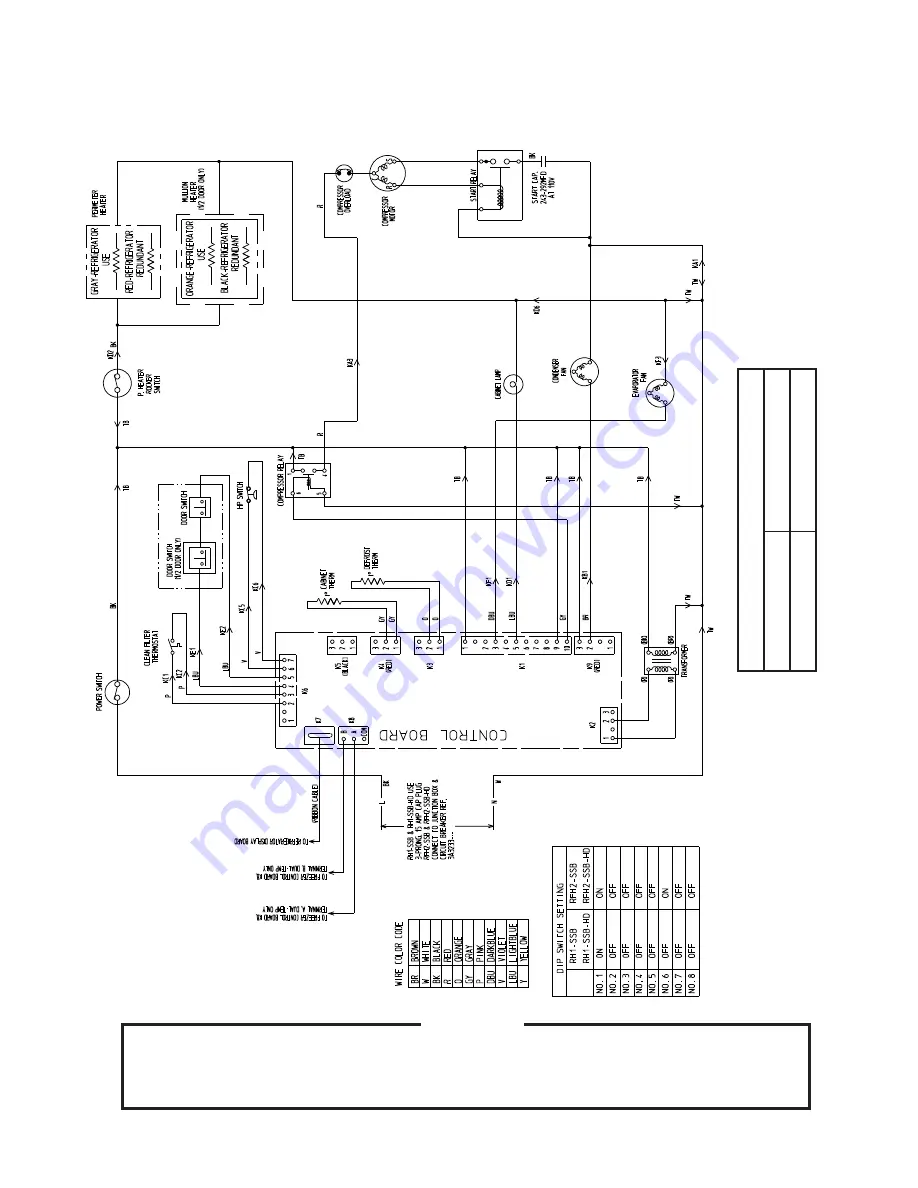 Hoshizaki TempGuard FH1-SSB Service Manual Download Page 43