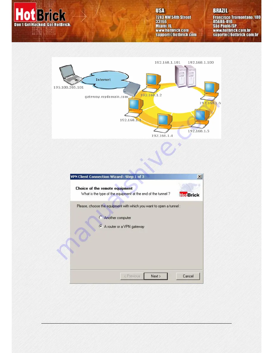 HotBrick VPN Client Скачать руководство пользователя страница 10