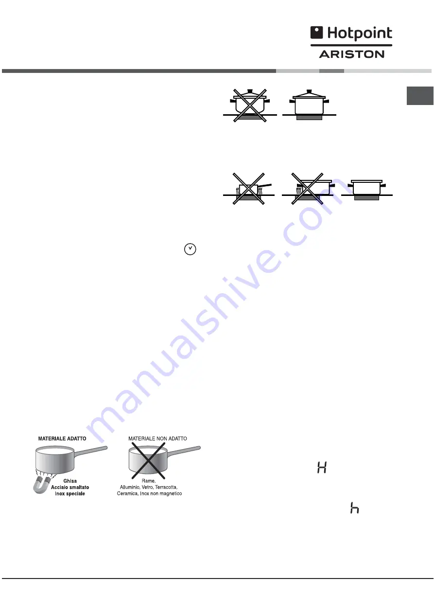 Hotpoint Ariston 8007842529227 Operating Instructions Manual Download Page 7