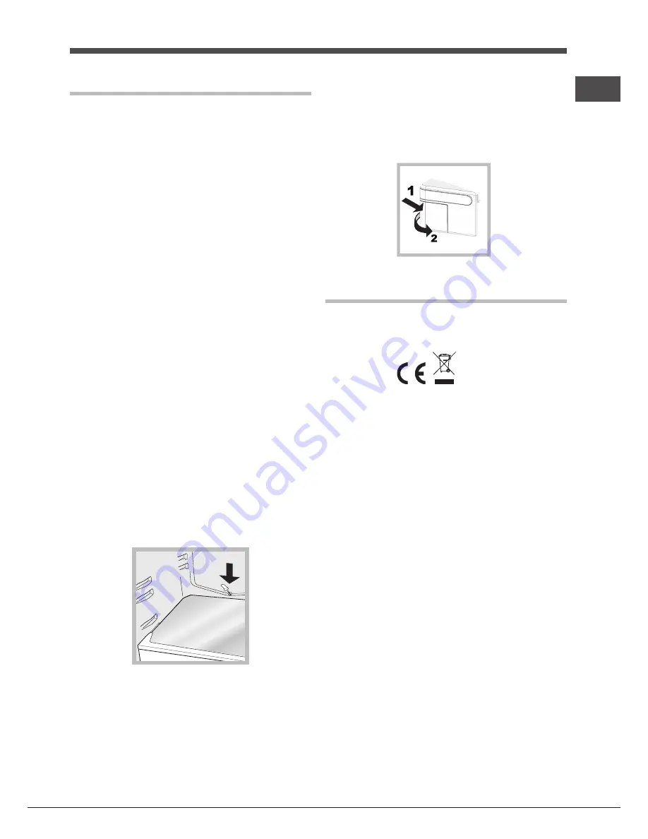 Hotpoint Ariston BCB 3 series Operating Instructions Manual Download Page 25