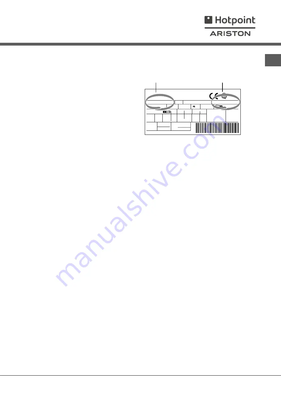 Hotpoint Ariston BCB 311/HA Operating Instructions Manual Download Page 59