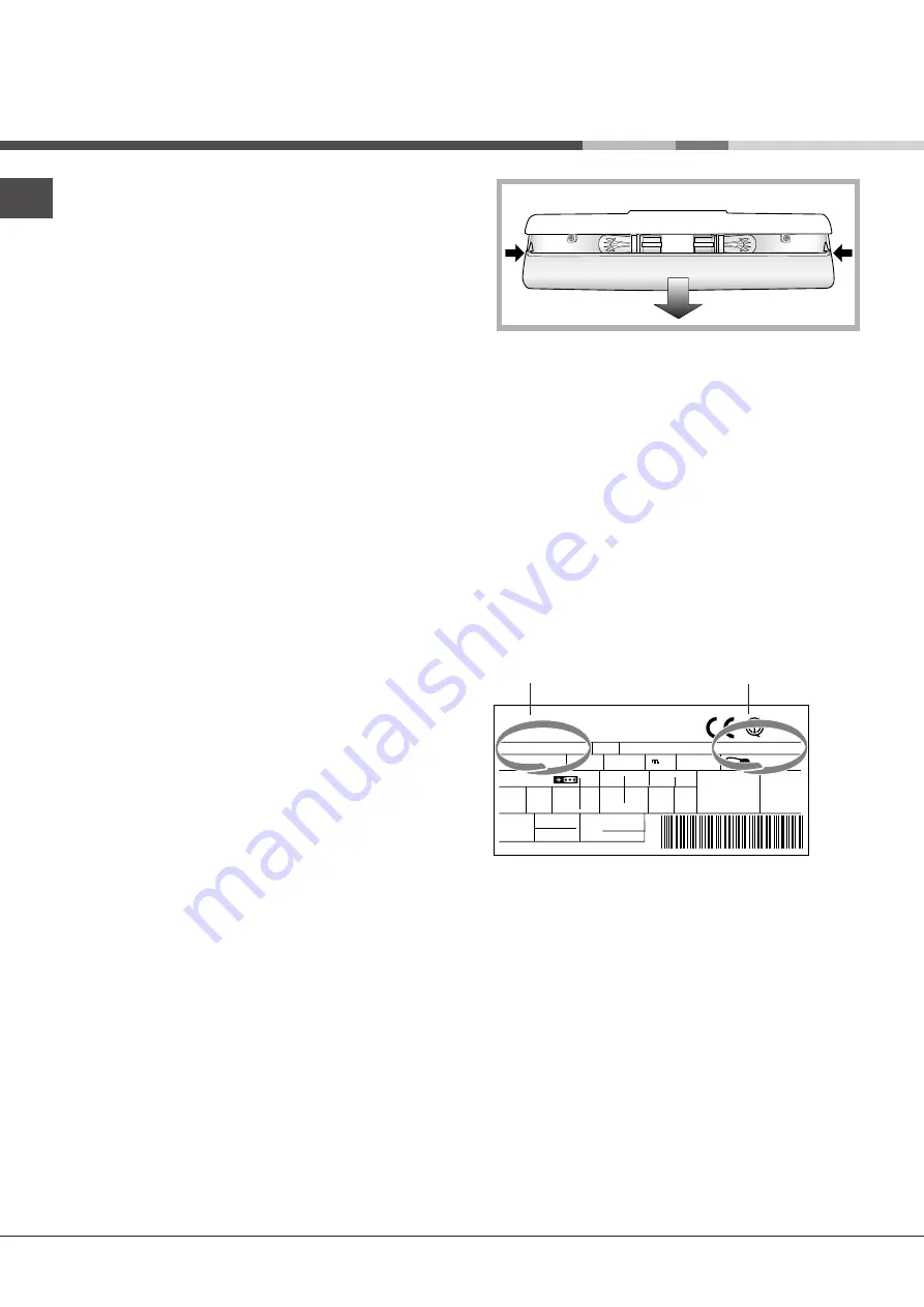 Hotpoint Ariston BCZ M 400 IX/HA Скачать руководство пользователя страница 58