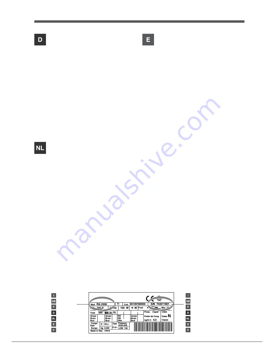 Hotpoint Ariston BDC M45 series Скачать руководство пользователя страница 4