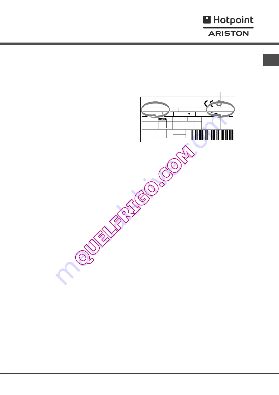 Hotpoint Ariston BMTM 1721 V Operating Instructions Manual Download Page 49