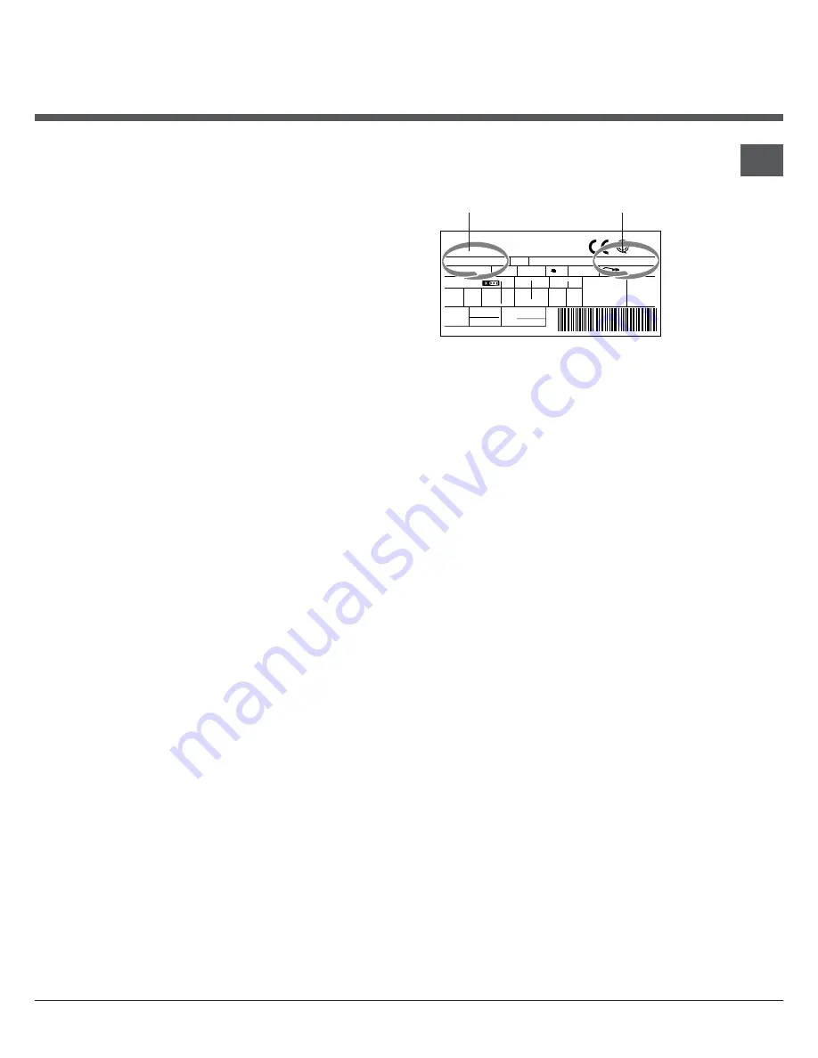 Hotpoint Ariston BS 30 Series Operating Instructions Manual Download Page 39