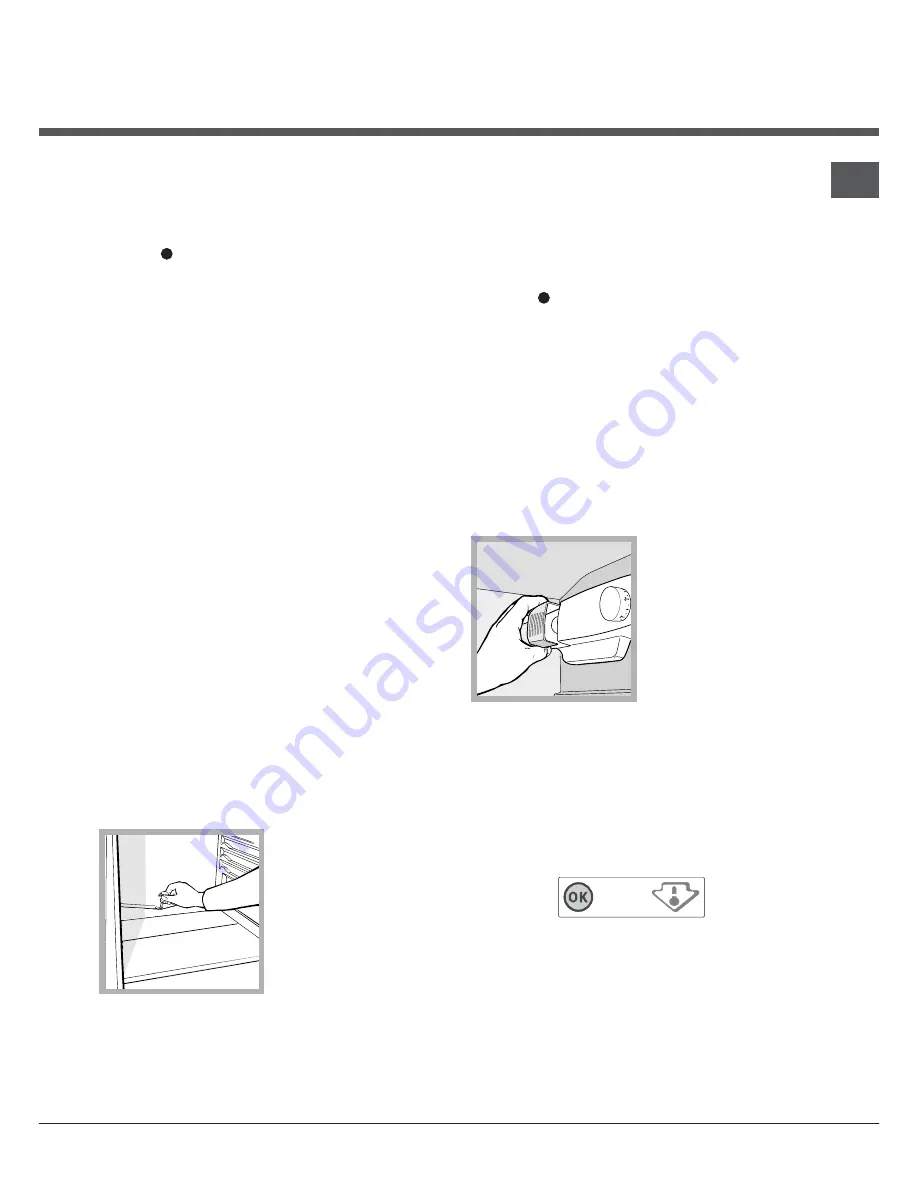 Hotpoint Ariston BTSZ 1631/HA Operating Instructions Manual Download Page 13