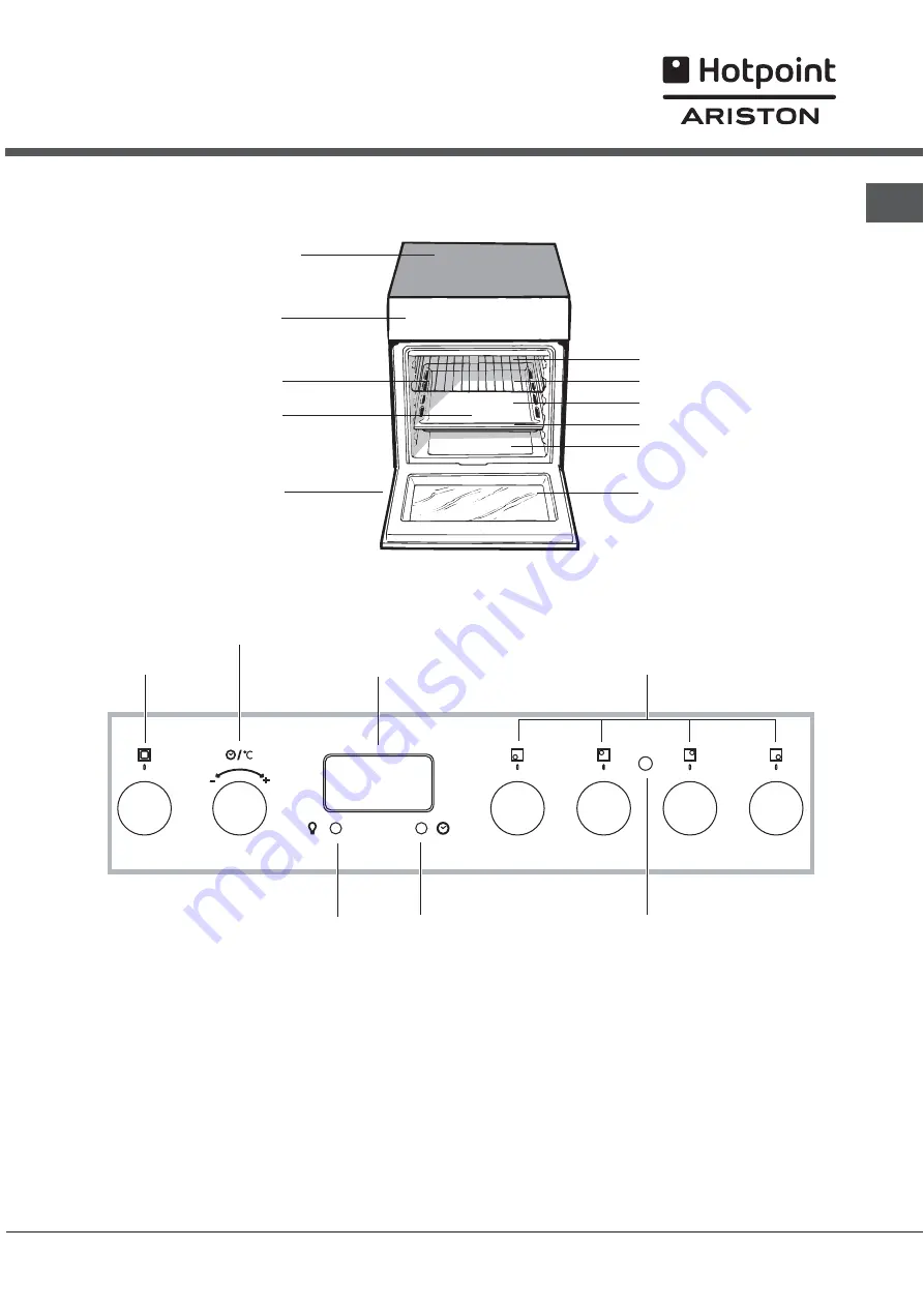 Hotpoint Ariston CI 6V E9 R/HA Operating Instructions Manual Download Page 17