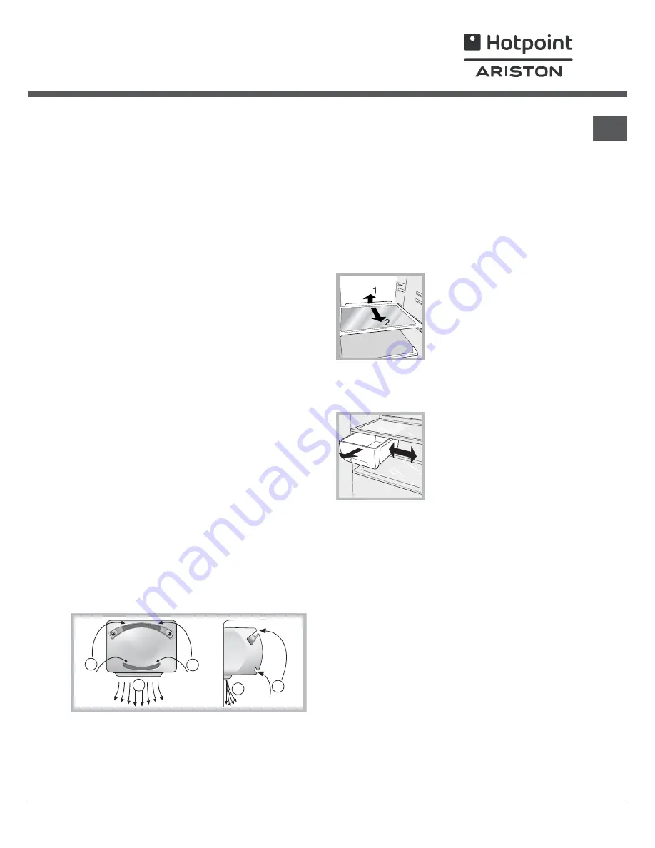 Hotpoint Ariston CIS BCB 333 AVEI FF Operating Instructions Manual Download Page 17