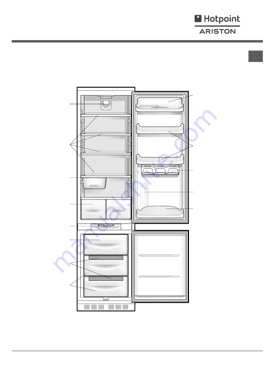 Hotpoint Ariston CISBCB 333/B GE Скачать руководство пользователя страница 3