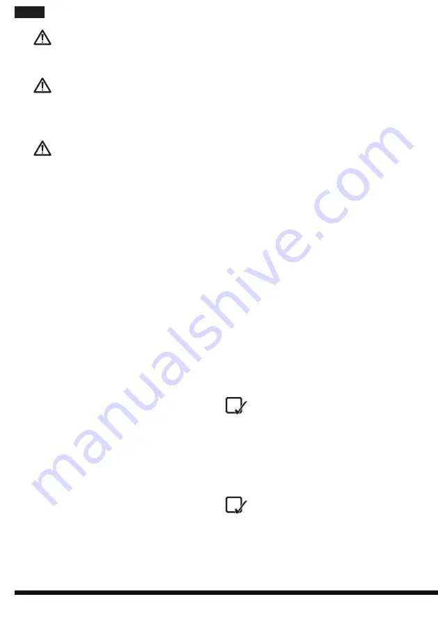 Hotpoint Ariston CM TDC Dxy Operating Instructions Manual Download Page 44