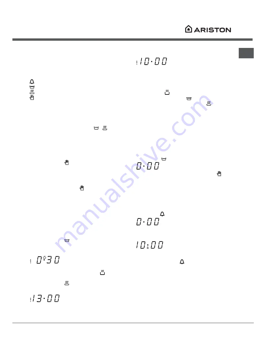 Hotpoint Ariston CP9VP6 DE/HA Operating Instructions Manual Download Page 33