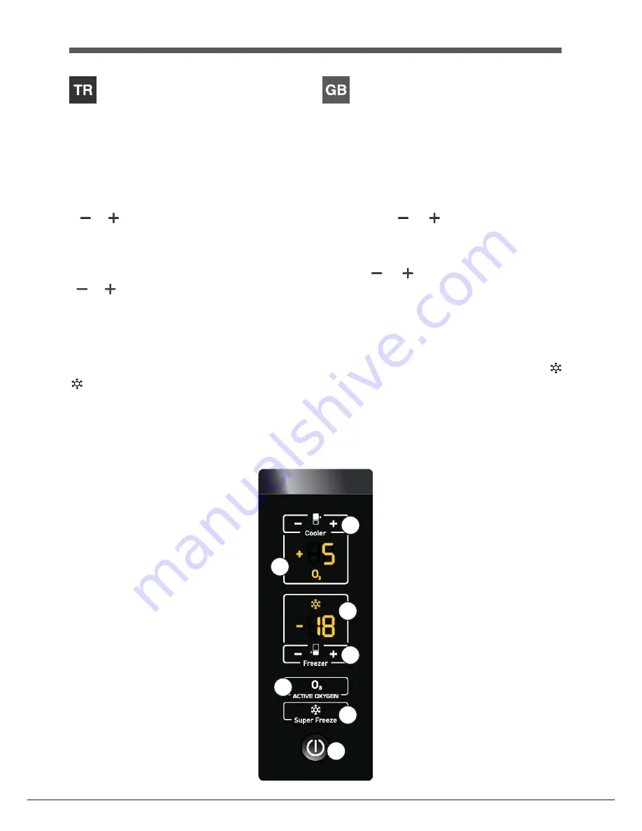 Hotpoint Ariston E2BYH 19 F O3 Operating Instructions Manual Download Page 3