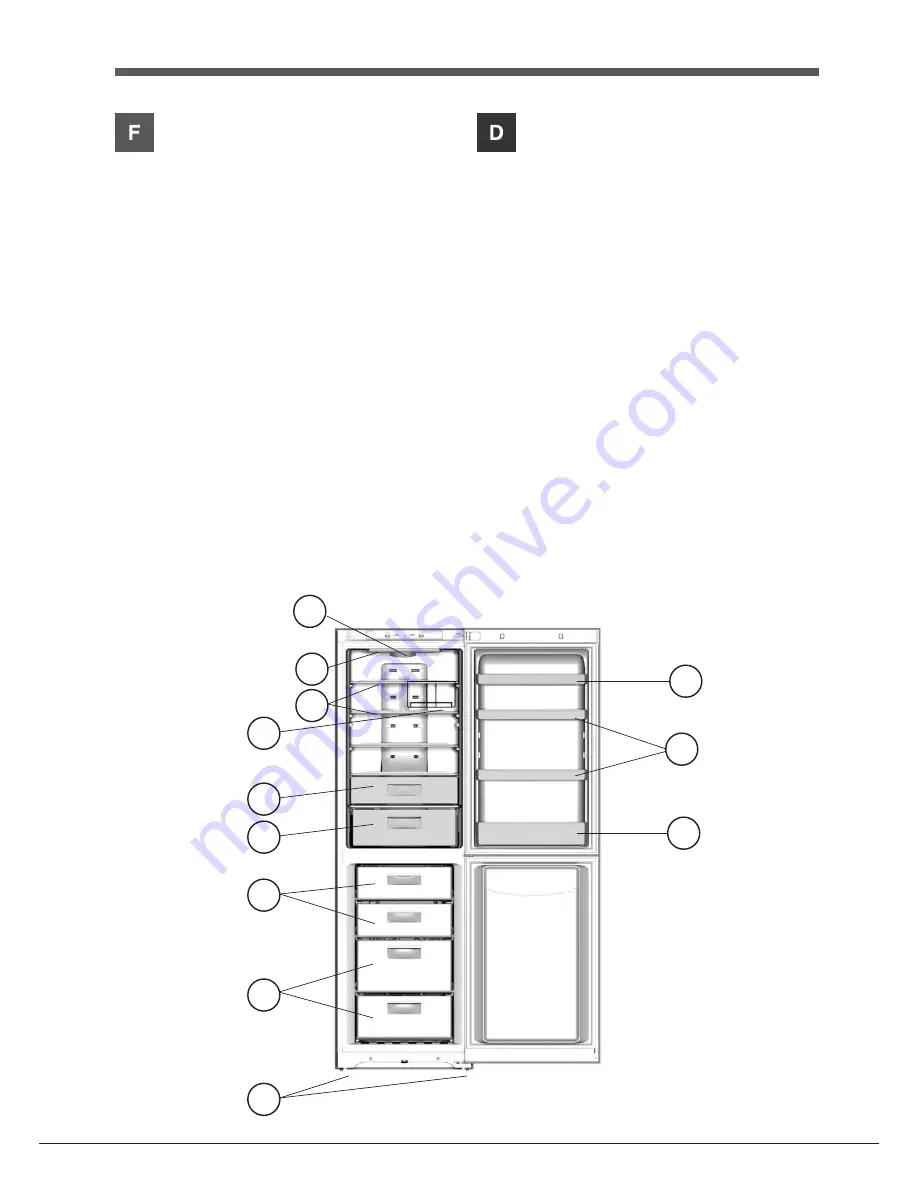 Hotpoint Ariston EBL 18xxx O3 F Скачать руководство пользователя страница 12