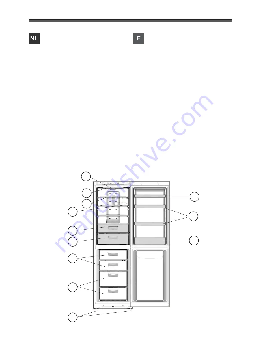 Hotpoint Ariston EBL 18xxx O3 F Скачать руководство пользователя страница 13