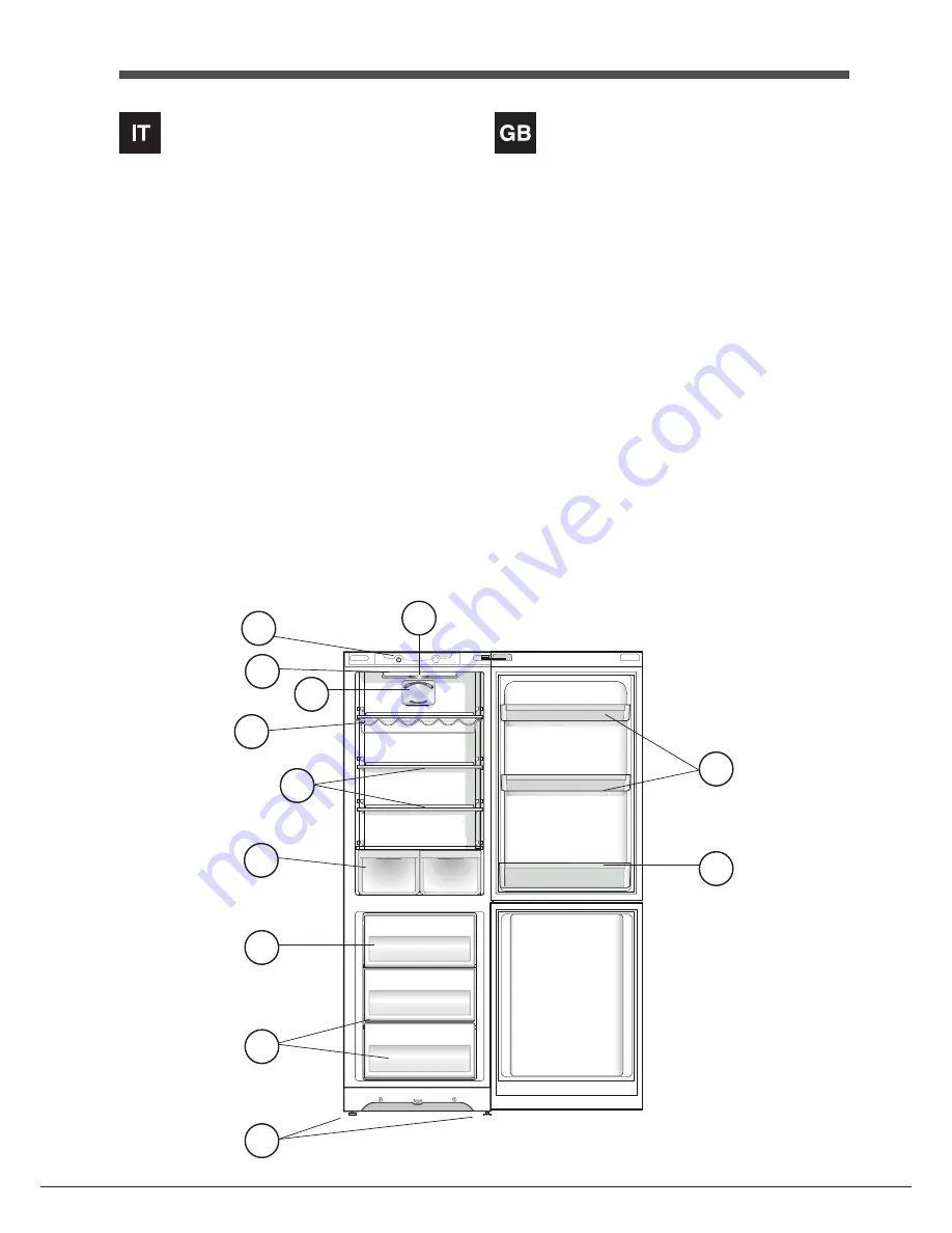 Hotpoint Ariston EBM 17 series Operating Instructions Manual Download Page 8