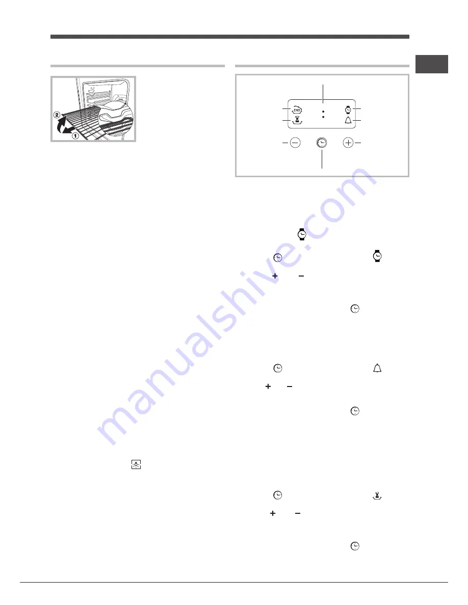 Hotpoint Ariston EH 53 I X/HA Operating Instructions Manual Download Page 15