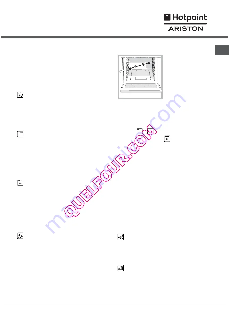 Hotpoint Ariston FQ 103 GP.1 F/HA Operating Instructions Manual Download Page 45