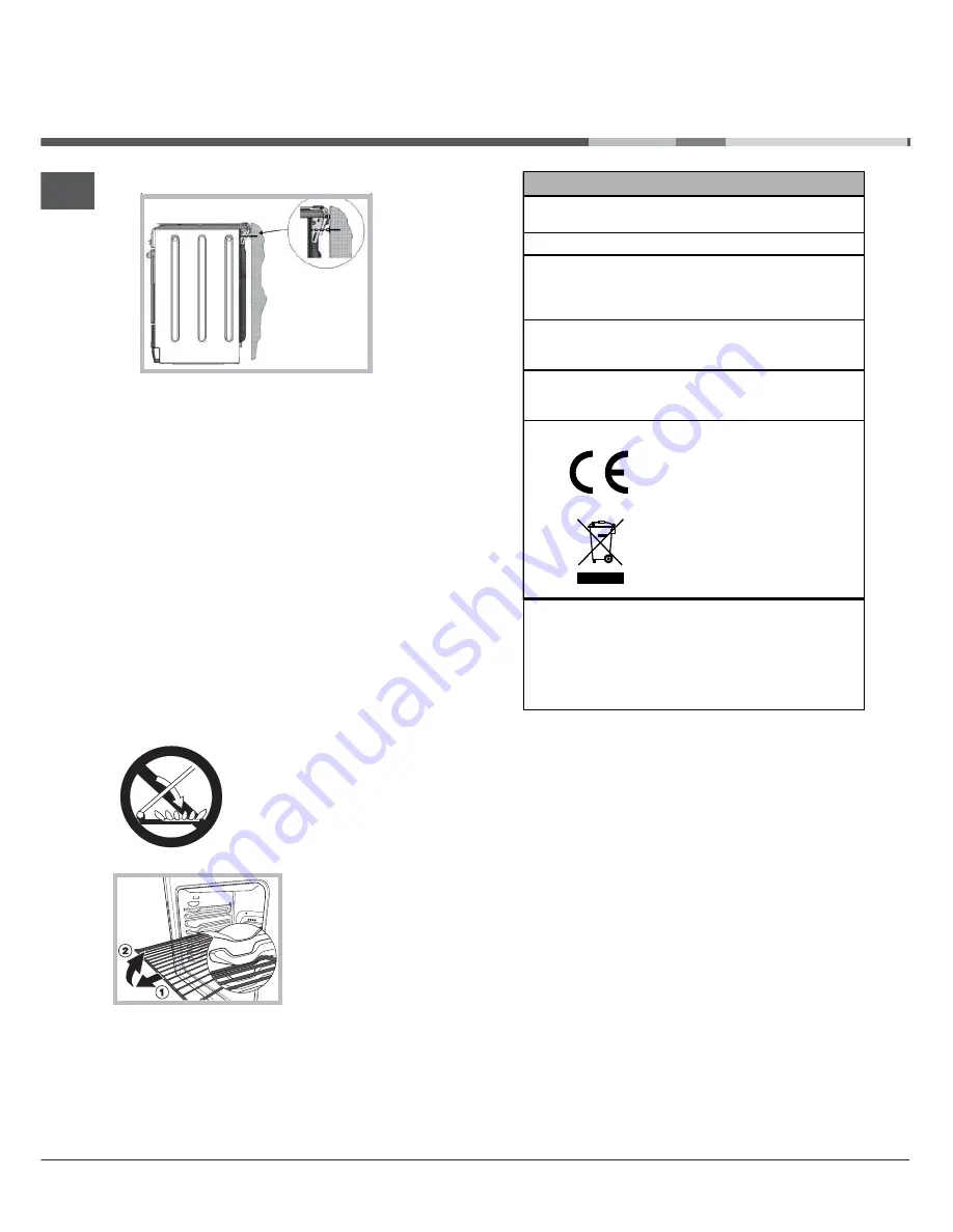 Hotpoint Ariston H6TG5F C UA Скачать руководство пользователя страница 12