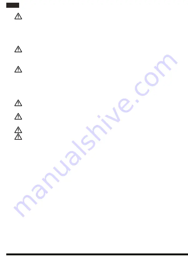 Hotpoint Ariston HB 0806 Operating Instructions Manual Download Page 18