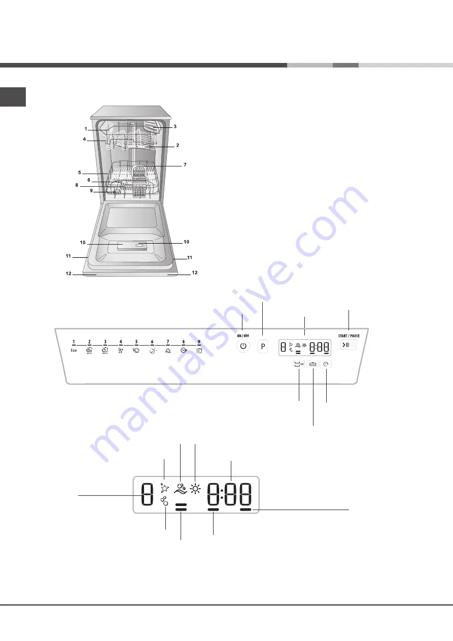 Hotpoint Ariston LSFF 9M114 Operating Instructions Manual Download Page 36