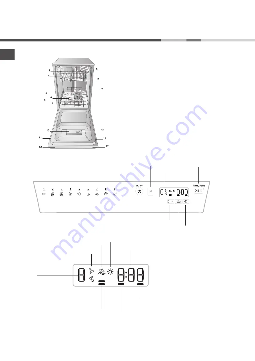 Hotpoint Ariston LSFF 9M114 Operating Instructions Manual Download Page 48