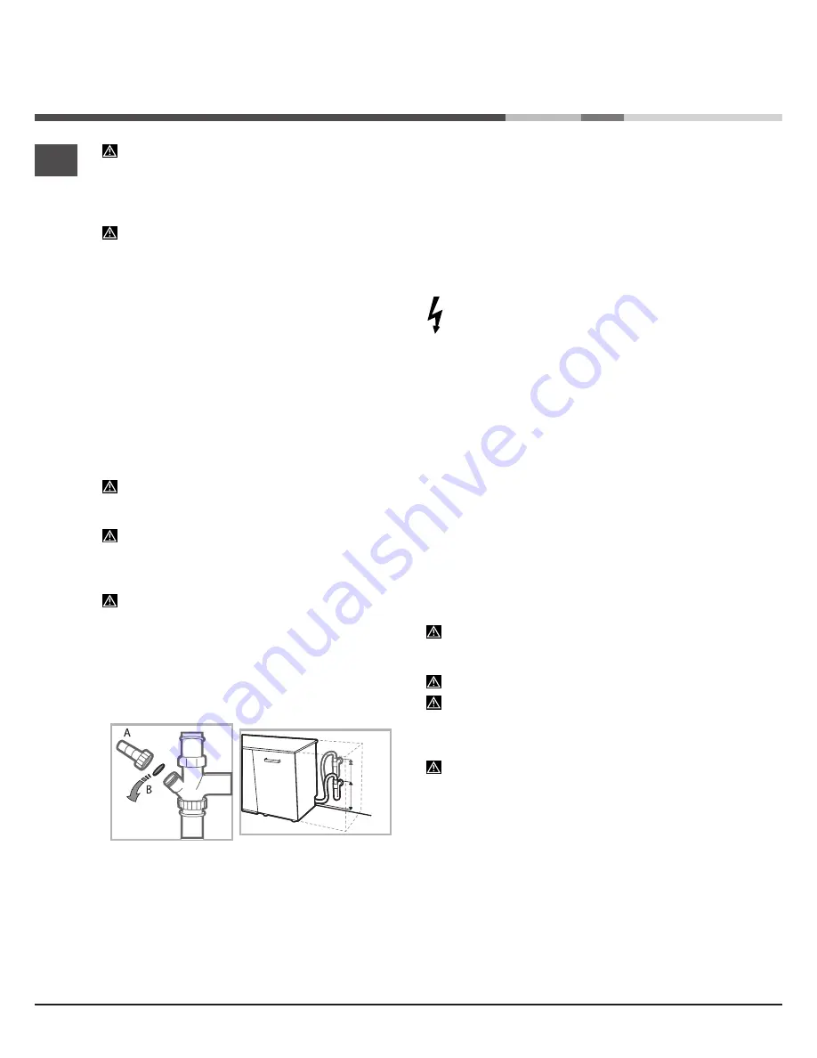 Hotpoint Ariston LSTF 9M117 Скачать руководство пользователя страница 46