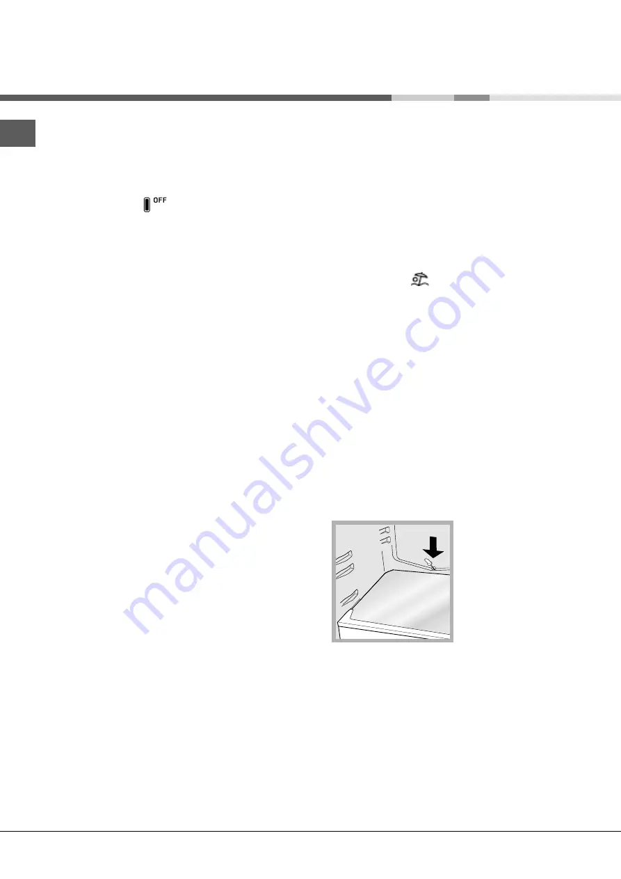 Hotpoint Ariston MBL 1821 CV Operating Instructions Manual Download Page 8