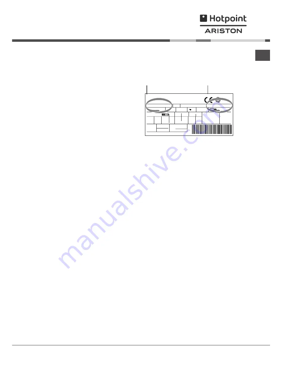 Hotpoint Ariston MBT 1911 FI Operating Instructions Manual Download Page 55