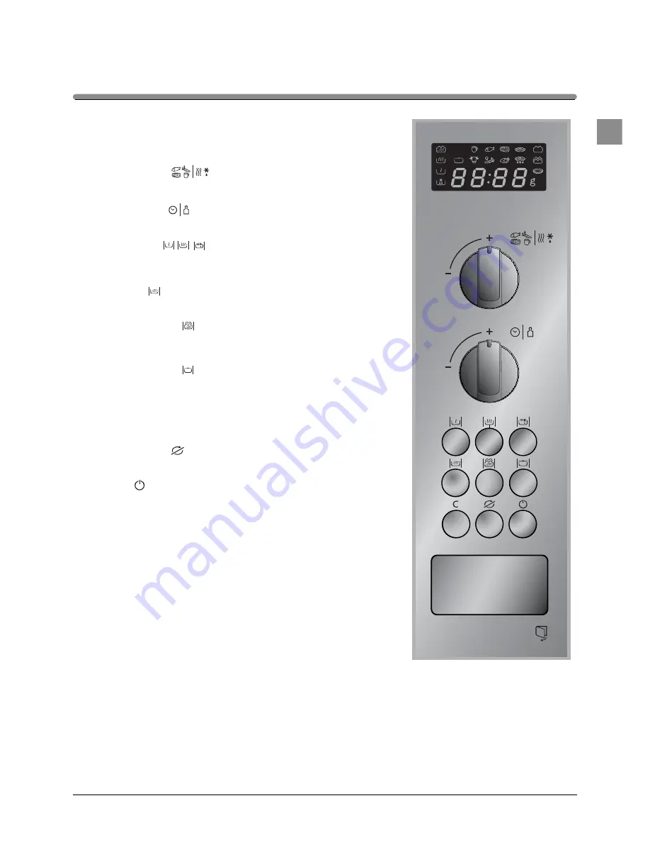 Hotpoint Ariston Microwave Oven Instruction Manual Download Page 6