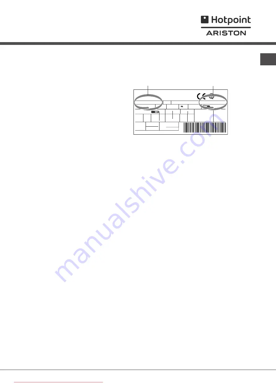 Hotpoint Ariston MTM 1711FF/HA Operating Instructions Manual Download Page 59