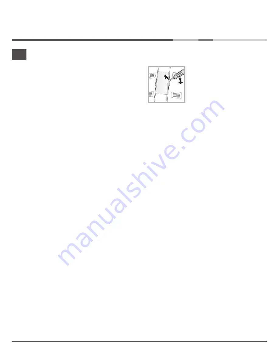 Hotpoint Ariston MTP 1911 F Operating Instructions Manual Download Page 8